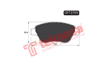 Main image of Brake Pads - OPT3799