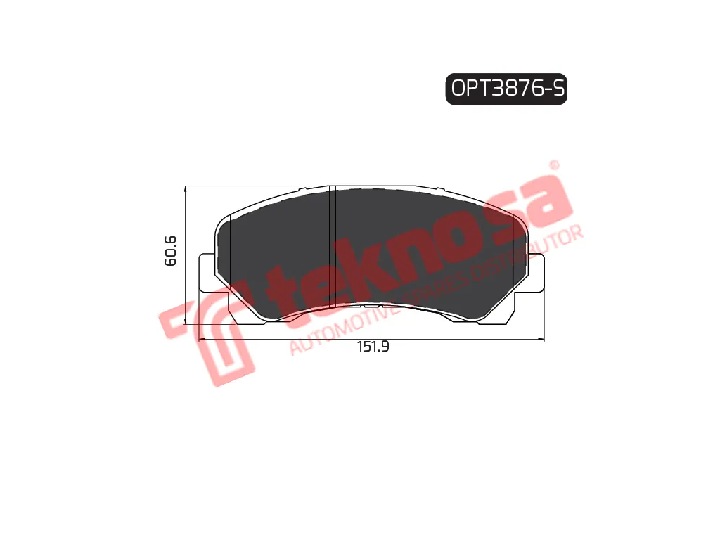 Main image of Brake Pads - OPT3876-S