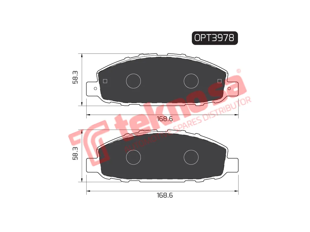 Main image of Brake Pads - OPT3978