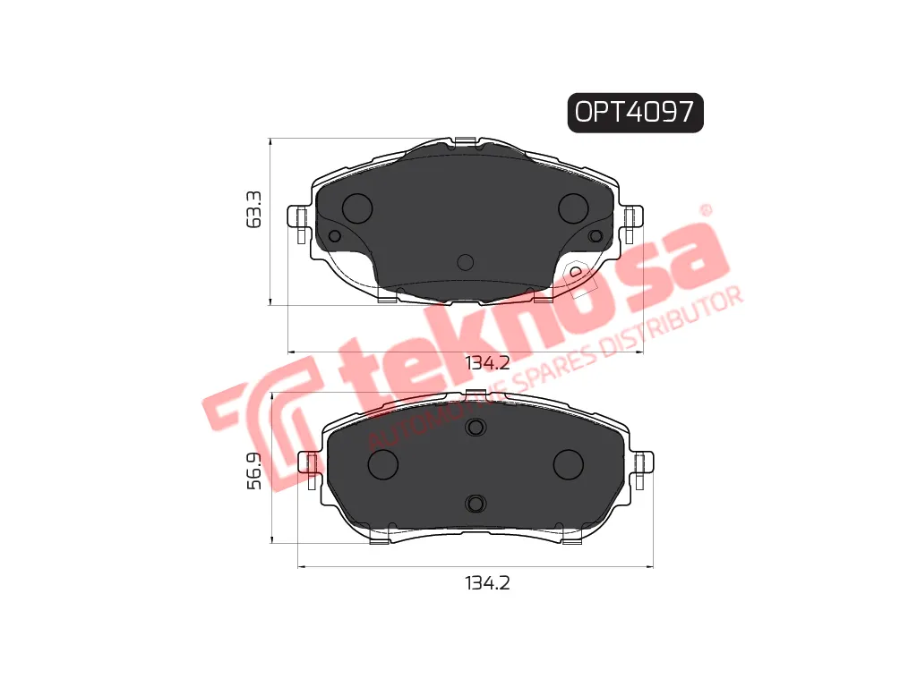 Main image of Brake Pads - OPT4097