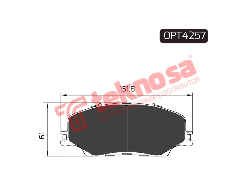 Main image of Brake Pads - OPT4257