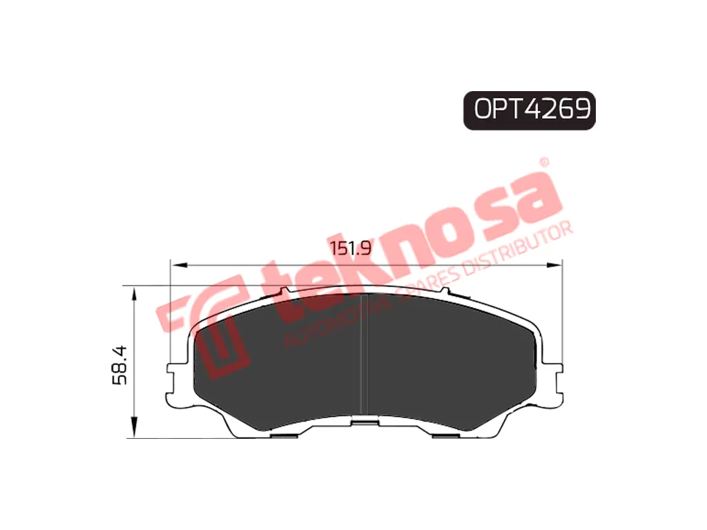 Main image of Brake Pads - OPT4269
