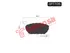 Thumbnail image of Brake Pads - OPT7135