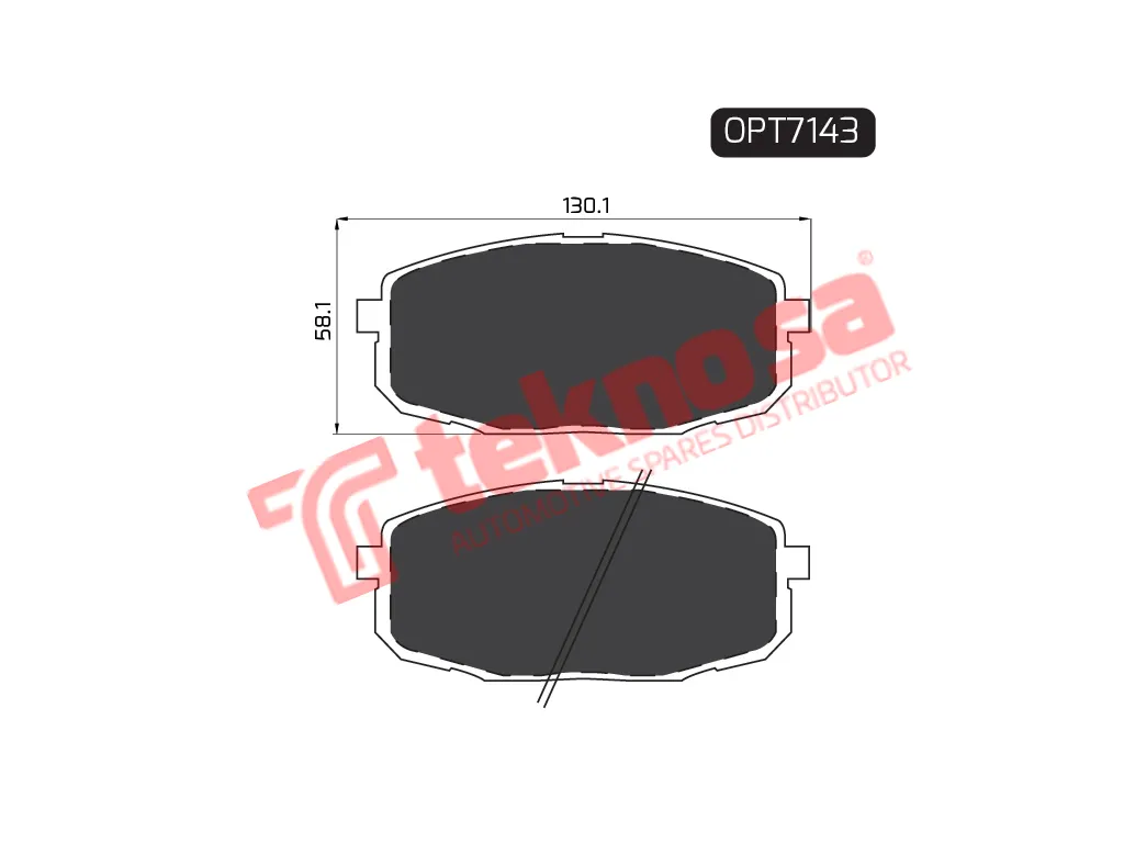 Main image of Brake Pads - OPT7143