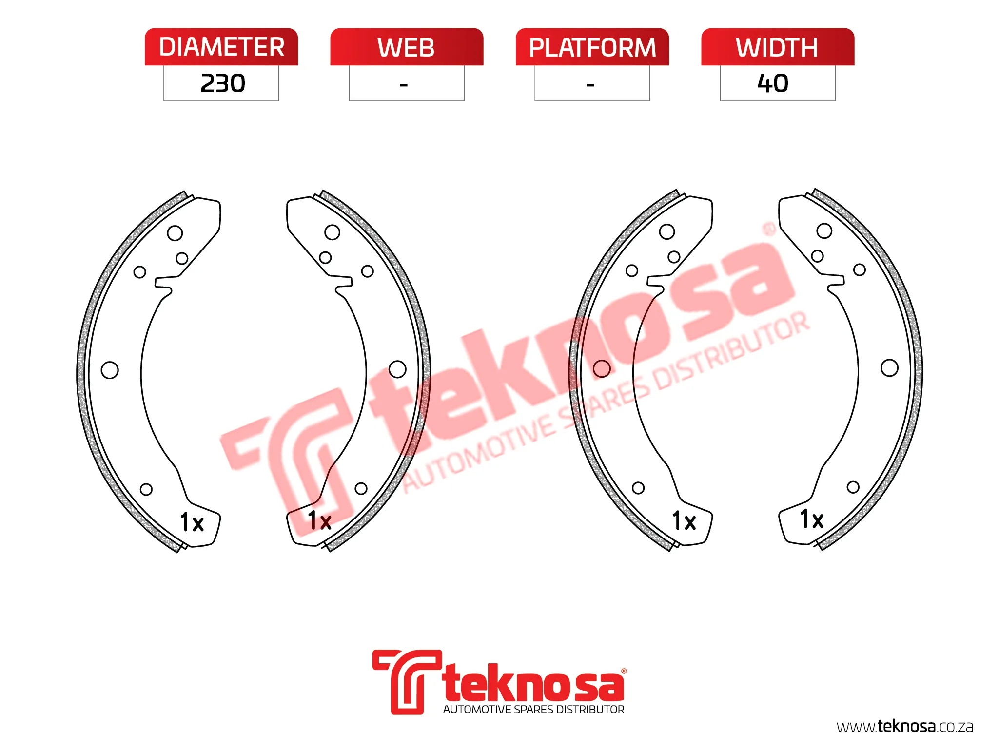 Main image of Brake Shoe - OPT379PB