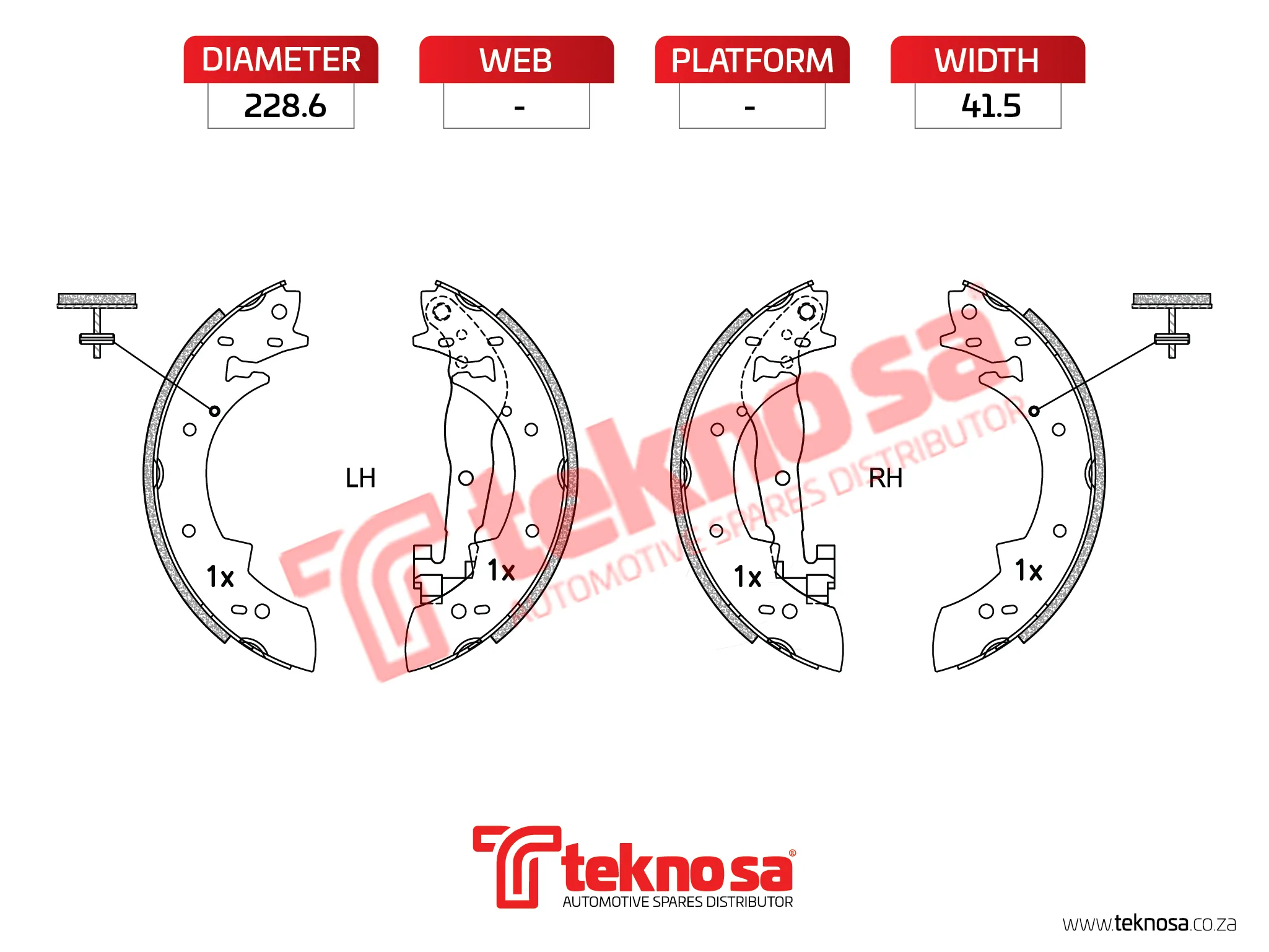 Main image of Brake Shoe - OPT519PB