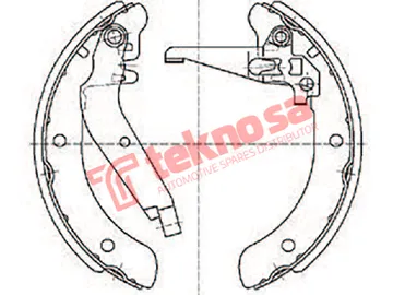 Main image of Brake Shoe - OPT532PB