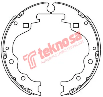 Main image of Brake Shoe - OPT550PB