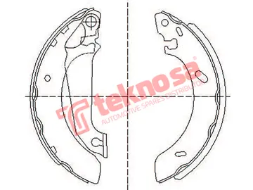 Main image of Brake Shoe - OPT566PB