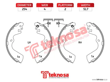 Main image of Brake Shoe - OPT570PB