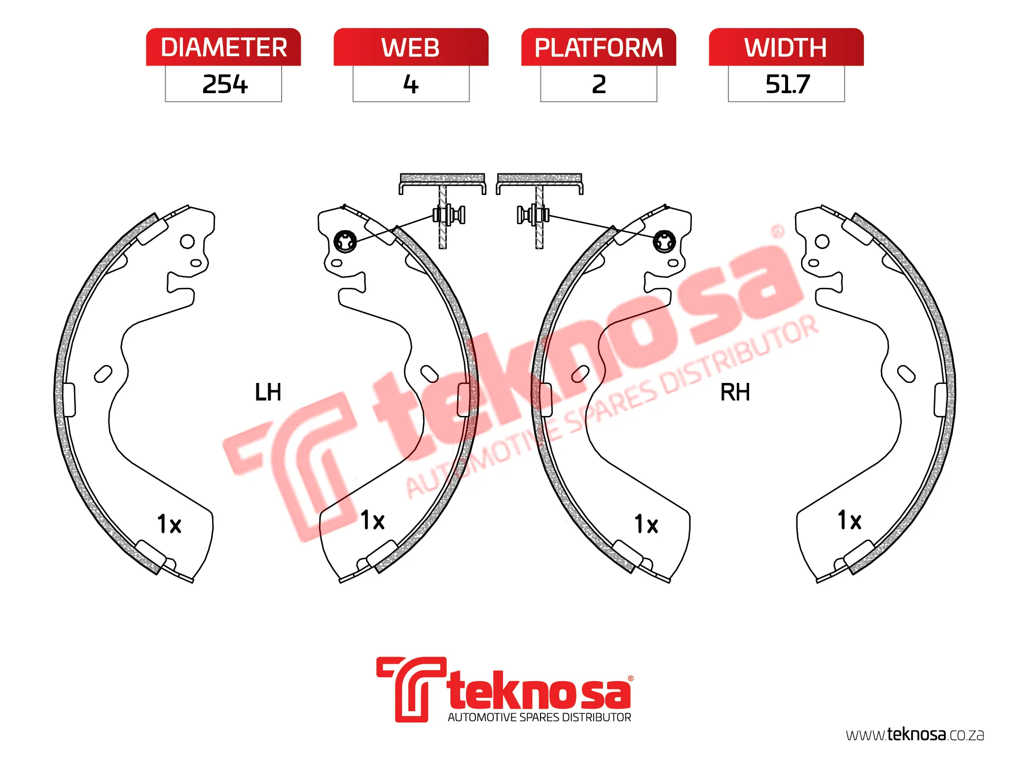Main image of Brake Shoe - OPT570PB