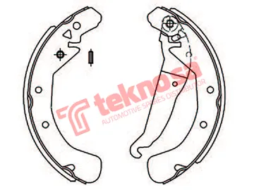 Main image of Brake Shoe - OPT623PB
