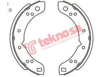Main image of Brake Shoe - OPT732PB