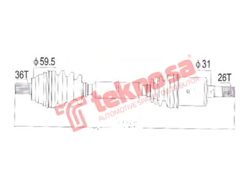 Main image of Driveshaft Complete - DAU201