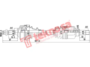 Main image of Driveshaft Complete - DCT100