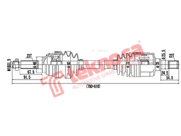 Main image of Driveshaft Complete - DDA101