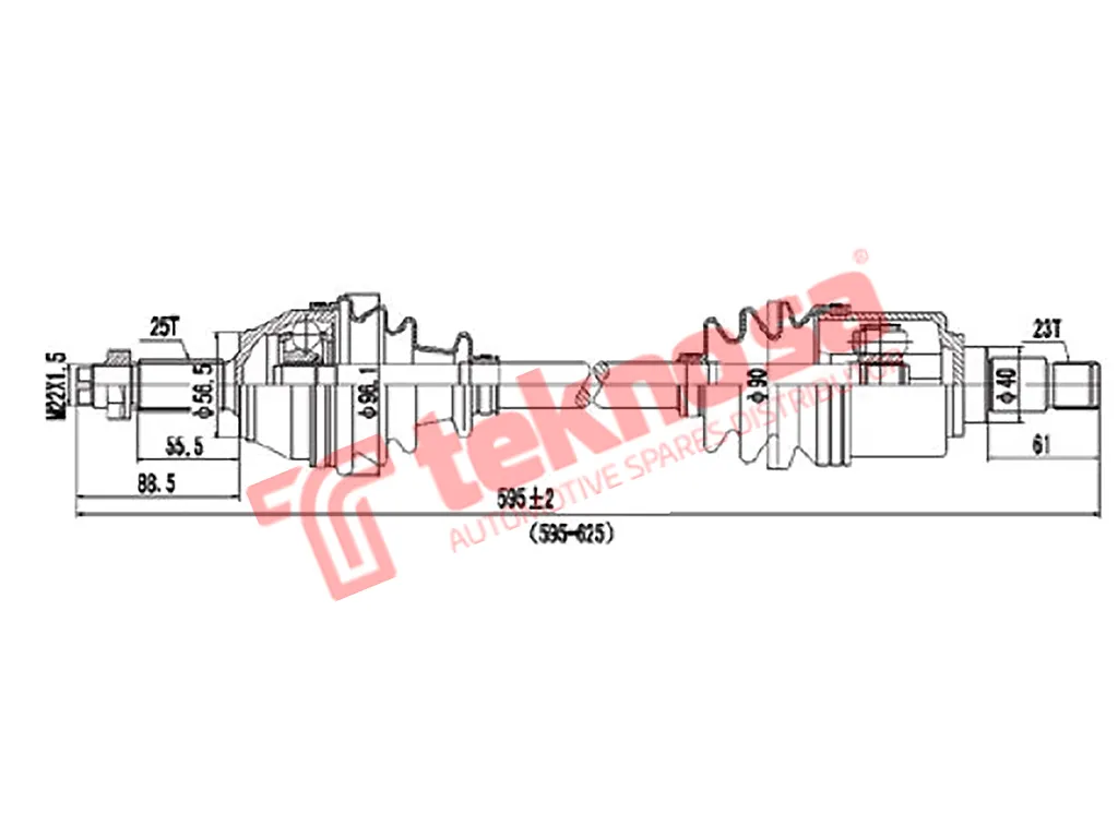 Main image of Driveshaft Complete - DFO130
