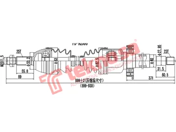 Main image of Driveshaft Complete - DFO151