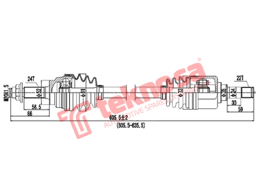 Main image of Driveshaft Complete - DKI100