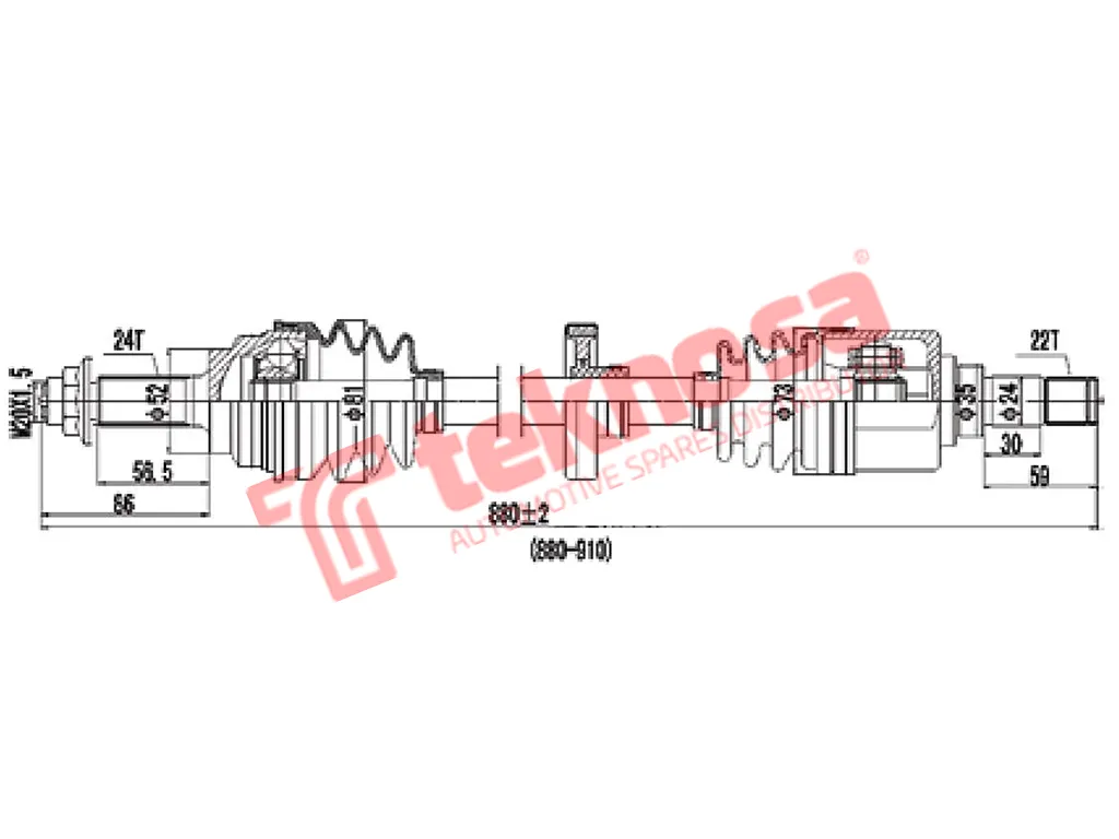 Main image of Driveshaft Complete - DKI101