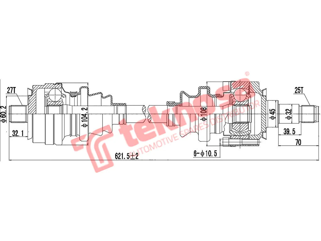Main image of Driveshaft Complete - DME100