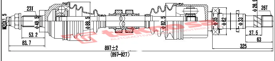 Main image of Driveshaft Complete - DNI401