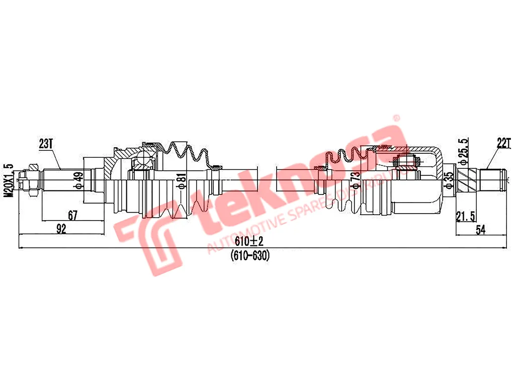Main image of Driveshaft Complete - DTA100