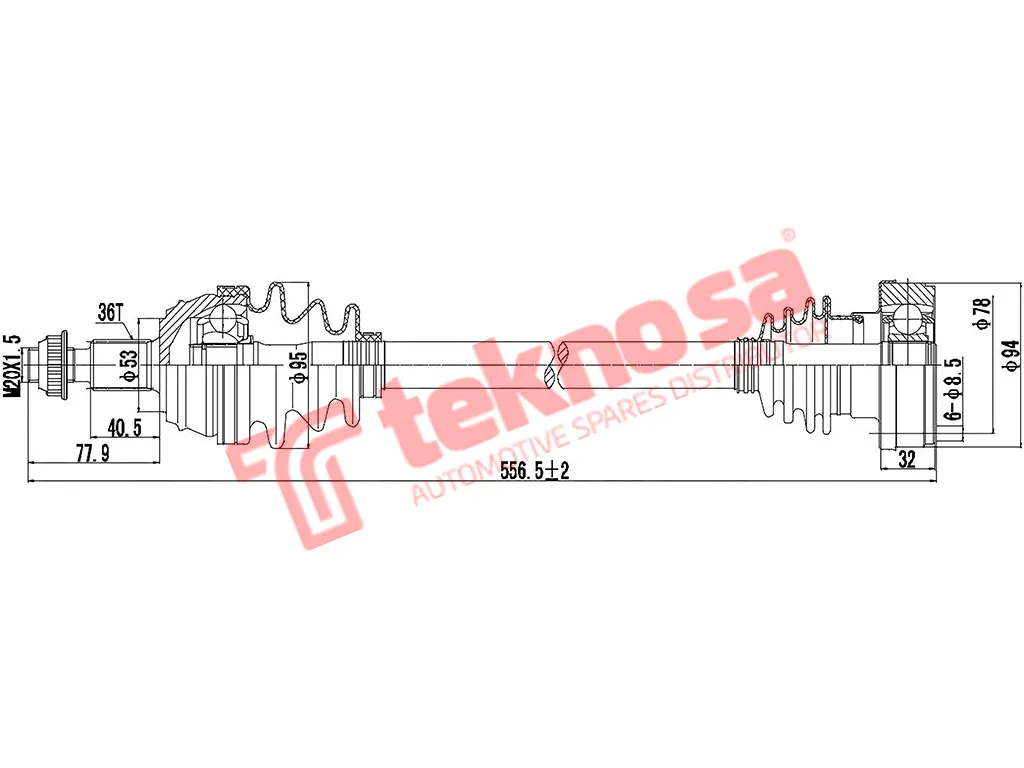 Main image of Driveshaft Complete - DVW200