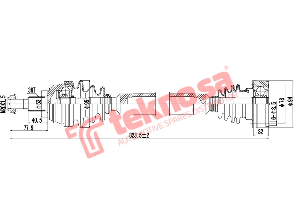 Main image of Driveshaft Complete - DVW201