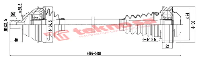 Driveshaft Complete product image