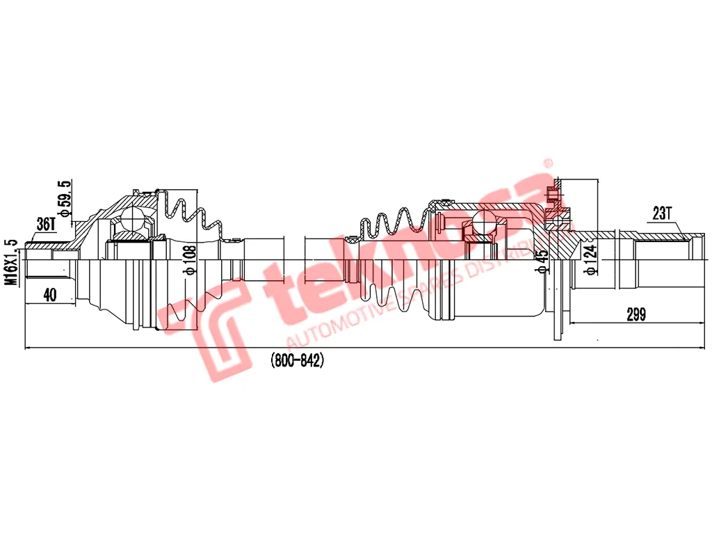 Main image of Driveshaft Complete - DVW307