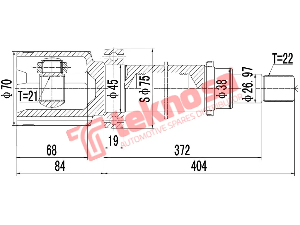 Main image of Inner Cv Joint - FD4011