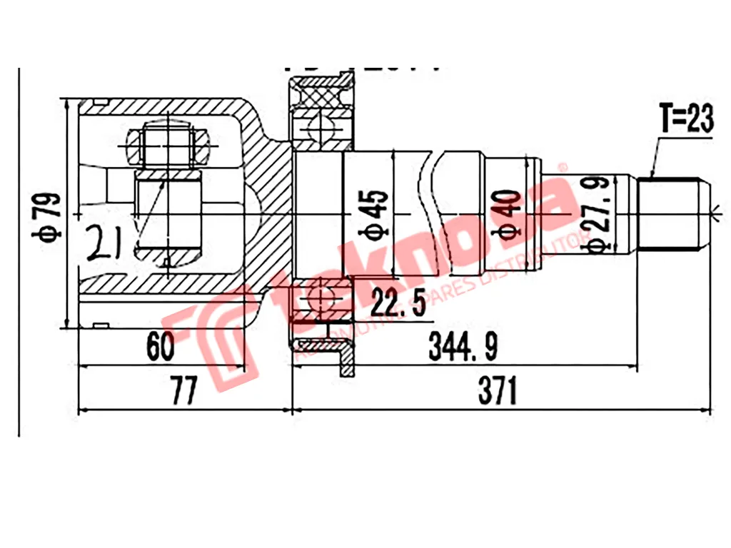 Main image of Inner Cv Joint - FD4016