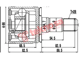 Inner Cv Joint product image
