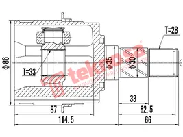 Inner Cv Joint product image