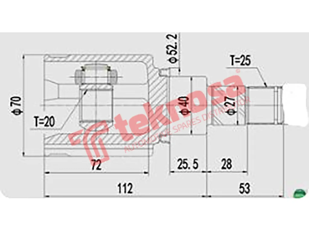 Main image of Inner Cv Joint - NI4025
