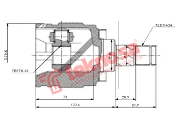 Main image of Inner Cv Joint - NI6417