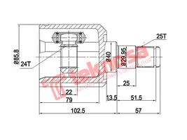 Inner Cv Joint product image
