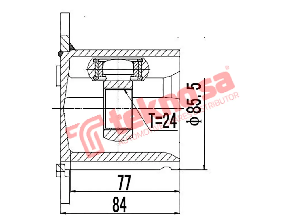 Main image of Inner Cv Joint - VW4011