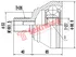 Thumbnail image of Outer Cv Joint - AD3007
