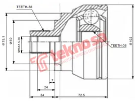 Outer Cv Joint product image