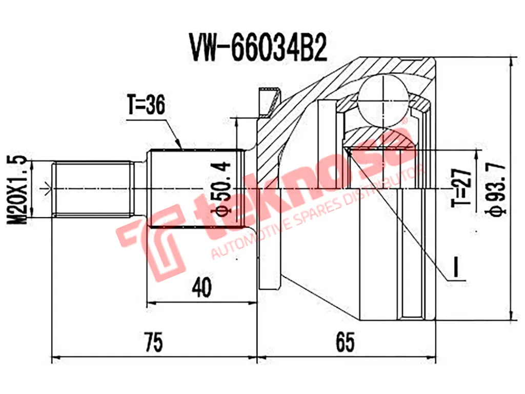 Thumbnail image of Outer Cv Joint - AD5729