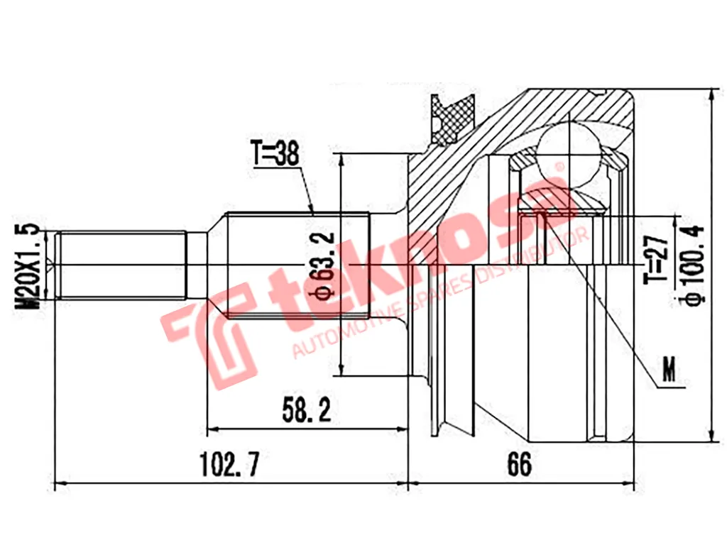 Main image of Outer Cv Joint - AD5733