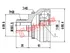 Thumbnail image of Outer Cv Joint - AD5918F2A