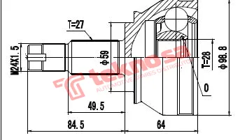 Main image of Outer Cv Joint - AF7007