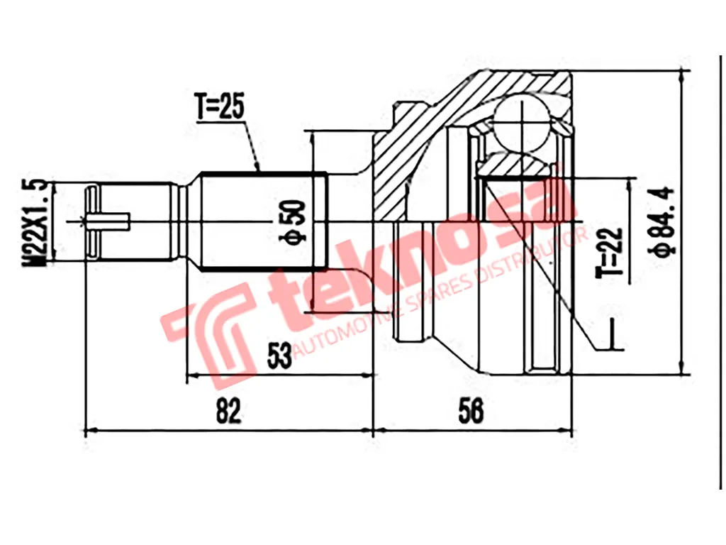 Thumbnail image of Outer Cv Joint - AU5911
