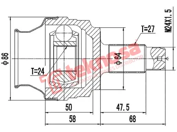 Main image of Outer Cv Joint - BM7003