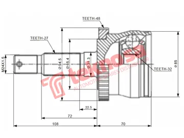 Main image of Outer Cv Joint - CH5710A