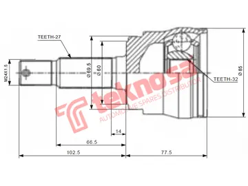 Main image of Outer Cv Joint - CH5925