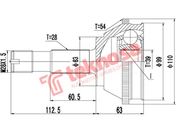 Main image of Outer Cv Joint - CT5717A